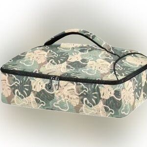 Monstera Shaka Camo Hot/Cold Food Casserole Dish Carrier